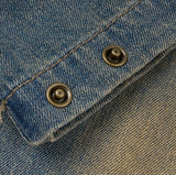 Summer Cool Oil Washed Western Denim Shirt