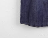 [MADE] Eka Summer Washing Snap Button Pocket Short-Sleeved Denim Shirt