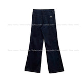 Herries Flare Raw Denim Pants