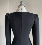 Aren Thai Color Matching Tweed Flare One Piece