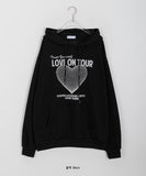 Lesen Heart Printed Hoodie