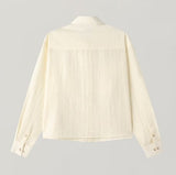 Hayden Flap Pocket Crop Shirt