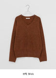 Husit Color Wool V-Neck Knit