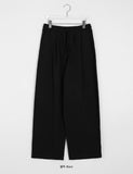 [unisex] Sicuro Banding Wide Cotton Pants