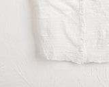 Roba Embossed Pearl Button Short Sleeve Blouse