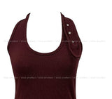 Yoni Eyelet Halter Sleeveless