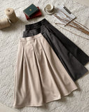 Beluti Brushed Banding Flare Skirt