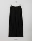 Bantree pin tuck line banding pants