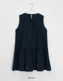 [BAONHAUS] Hilo Dot Color Matching Sleeveless One Piece