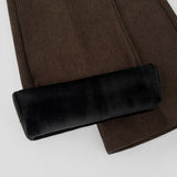 Corduroy Brushed Long Bootcut Banding Pants