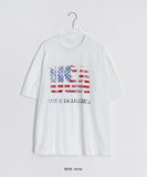 [unisex] Kemnio Printing Over Short Sleeve Tee