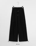 Rippat Banding Cargo Nylon Wide Pants