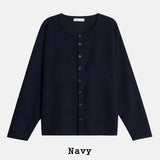 Leaf Crop Knit Cardigan