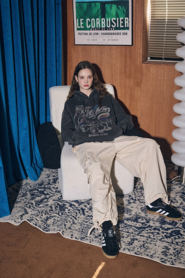 ★CPGN STUDIO★送料込み★大人気★Buzzy Bunny Pigment Hoodie CPGN STUDIO (コンパーニョ) - バジーバニーピグメントフーディ