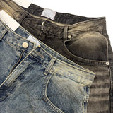 Sandy Double Washed Balloon Denim Pants
