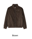 Lucal Satin Suede Zip-up