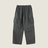 Faded Dyeing Washed Multi Cargo Pants