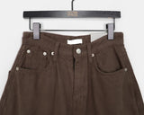 Sumo Leopard Lettering Brushed Wide Balloon Pants