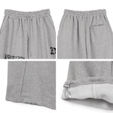 Bello Crack Lettering Wide Pants