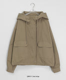 Pominy Pocket String Cotton Hood Jacket