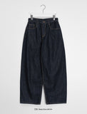Kimoe Nonfade Balloon Wide Denim Pants