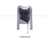 [SET] DUAL LAYER LONGSLEEVE