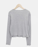 Toel Dot Frill Long Sleeve T-Shirt