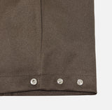 [wool20%] Cain pintuck snap wool cargo pants