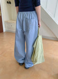 [BAONHAUS] Cretin Stud Cotton Wide Pants