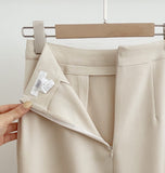 Chad Button Wrap Long Skirt