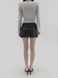 Wildin Strap Mini Skirt