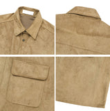 Modiel Suede Crop Shirt