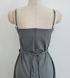 Shua Twist Wrap Bustier Long One Piece