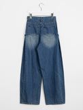 Myaho side snap balloon denim pants