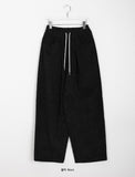 [unisex] Plop corduroy banding wide pants