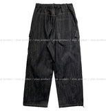Bias Raw Edge Carpenter Cargo Pants
