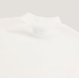 Week Diagonal Cut Half-Neck Short Sleeve Knit