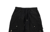 Ashe Nylon Pintuck String Banding Wide Pants