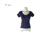 Elta Punching Flower Short Sleeve T-shirt
