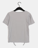 Hael Dot Puff Strap Short Sleeve T-Shirt