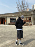 DISCERNMENT's Balloon Cargo Denim Shorts