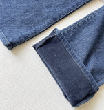 Mikel Span Brushed Two Button Bootcut Denim Pants