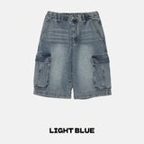Bermuda Banding Half Denim Pants