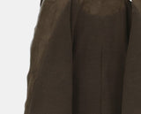 Linu Fleece Lining High-Neck Suede Jacket