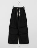 [unisex] Sitoy Banding String Pintuck Balloon Parachute Pants