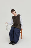 [BAONHAUS] Kinfu pigment banding wide balloon pants