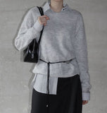 Raton Alpaca Mohair Knit Sweatshirt