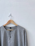 Henry Neck Silket Loose T-Shirt
