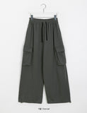 Formen banding cargo wide pants