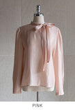 Cielve Satin Tie Blouse